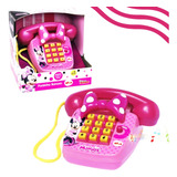 Brinquedo Telefone Minnie Infantil Musical Foninho Minnie