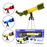 Brinquedo Telescópio Educativo Astronômico Foco Ajustável