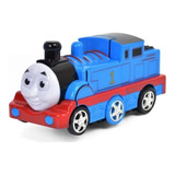 Brinquedo Trem Thomas Virá Robô Com Luz E Som Bate E Volta