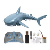 Brinquedo Tubarao De Controle Remoto Aquatico Da Toyng 43207 Cor Azul