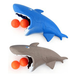 Brinquedo Tubarão Lançador De Bolinha +