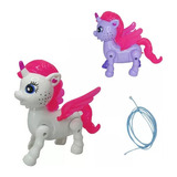 Brinquedo Unicórnio Musical Com Asas E Luzes Coloridas Poney