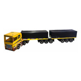 Brinquedos Caminhão Madeira Mdf Lonado Antigo Carreta 09