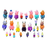 Brinquedos De Figura De Ação 25pcs Personagens Da Família Pe