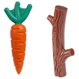 Brinquedos Pet Nylon Buddy Toys Queridinhos Cenoura Graveto Cor Cenoura + Graveto