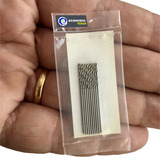 Broca Aço Rapido 0,5mm Micro Retifica Hss Kit 10 Peças