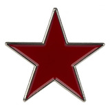 Broche Acessório Estrela Vermelha Biju Fashion