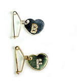 Broche Alfinete Personalizado Para Bebê Letra Cravejada Semi
