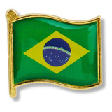 Broche Bandeira Do Brasil Pin Botton Metal Esmaltado
