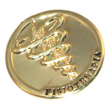 Broche Botton Fisioterapia Fisioterapeuta Folheado 18k