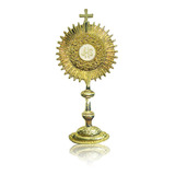 Broche Botton Ostensório Jhs Para Ministro Da Eucaristia 7cm