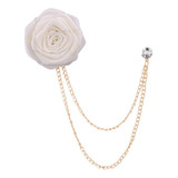 Broche De Flor Rosa, Camisa, Gola, Alfinete De Lapela, Noivo