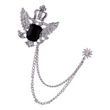 Broche De Prata De Ouro Masculino Pin Sol Flor Coroa Asas