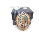 Broche Noivo Dourado Lapela De Terno Com Foto Personalizada