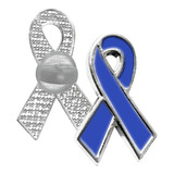 Broche Pin Laço Campanha Novembro Azul C/30 Unidades