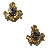 Broche Pin Simbologia Maçonaria Maçom Ordem 1cm Par 2