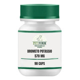 Brometo De Potassio 570mg Pote 90 Cápsulas - Uso Veterinário