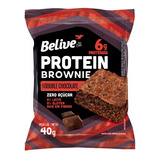 Brownie Protein Double Chocolate Belive, Zero Açúcar