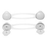 Buba Cuidados Com O Bebê 08337 Cor Branco Trava Flexível Gaveta Proteção Multiuso 2 Unidade