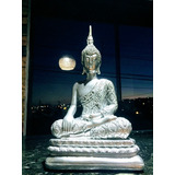 Buda Decoração Prata Hindu Tailandês Tibetano