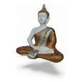 Buda Gg Sentado Em Resina 55cm