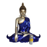 Buda Sidarta Meditando Hindu Tailandês Tibetano 67 Cm Grande