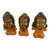 Buda Trio Da Sabedoria Cego Surdo