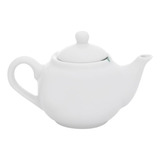 Bule Chaleira 500ml Café, Chá, Leite - Porcelana Branca