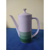 Bule De Café Antigo Em Porcelana Pozzani. Cap.750mm.