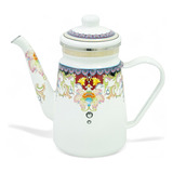 Bule Esmaltado Vintage 1,2l À Indução Indiano