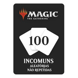 Bulk 100 Cartas Incomuns De Magic: