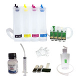 Bulk Ink P/ Epson Xp214 Xp401 Xp204 Kit Limpeza - Sem Tinta