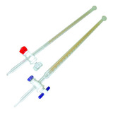 Bureta Vidro Boro 3.3, 100ml Graduada Com Torneira Ptfe Adx