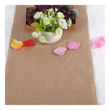 Burlap Table Runner Nature Hessian Jute Ribbon Rustic Crafts