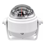 Bússola Marítima Náutica Branca 50mm Lancha Barco Pesca