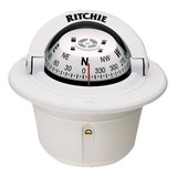 Bússola Náutica Original Ritchie Hf-50 De Embutir 12v Lancha