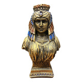 Busto Estátua Cleópatra - Decoração Em