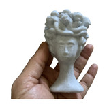 Busto Medusa Mitologia Grega Impressão3d Cor Preto Decoração