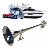 Buzina Ar 12v Cornetão 64cm Caminhão Marítima Trem Lancha
