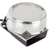 Buzina Elétrica Compacta Caracol 12v Em Aço Inox