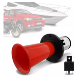 Buzina Uga Uga Calhambeque Vermelha Huga Hot Rod Triciclo