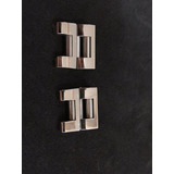 Bvlgari Rtc 2 Terminais Da Pulseira 100% Originais Mede 21mm