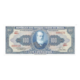 C030 1 Cédula Antiga 100 Cruzeiros 1955 Flor De Estampa Nova