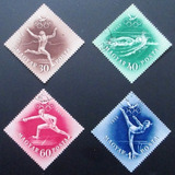 C0878 Hungria - Olimpíada De 1952 Yvert Nº 1046/9 Circ