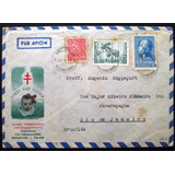 C1016 Envelope Circulado Em 1954 Da Finlandia Para Rj ( Bra
