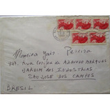 C1022 França - Envelope Circulado Da França Para São José D