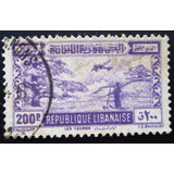 C1059 Gran Libano - Esportes Esqui Yvert Nº 99 Aéreo Circ