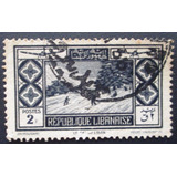 C1061 Gran Libano - Esportes Esqui Yvert Nº 51 Aéreo Circ