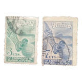 C1288 - Uruguai - Futebol Copa Do Mundo Yvert Nº 602/3 Circ