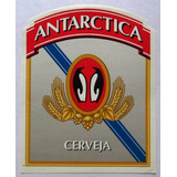 C2164 Rótulo Cerveja Antarctica Faixa Azul 600 Ml Mede 8,8